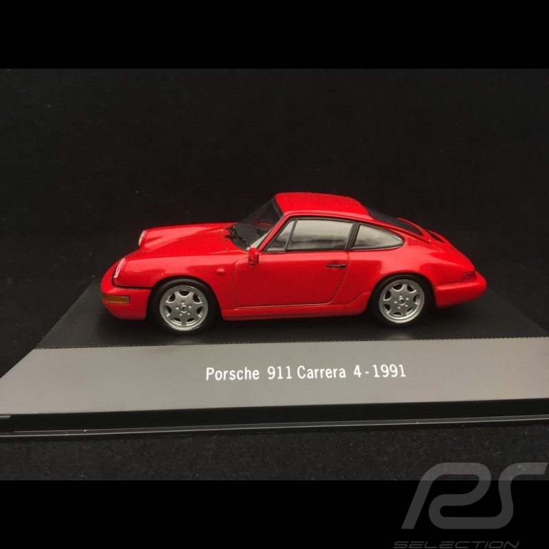Porsche 911 Carrera 4 1991 rot 1/43 Atlas 7114003