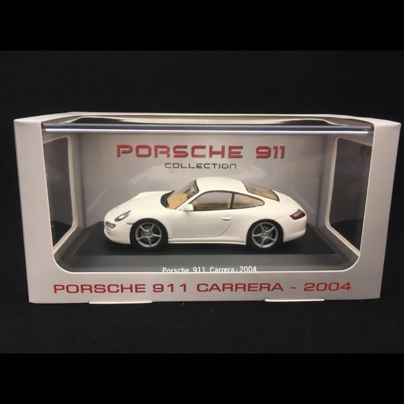 Porsche 911 type 997 Carrera 2004 white 1/43 Atlas 7114014