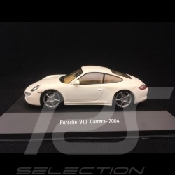 Porsche 911 type 997 Carrera 2004 white 1/43 Atlas 7114014