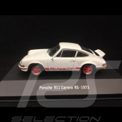 Porsche 911 Carrera RS 1973 white / red 1/43 Atlas 7114002