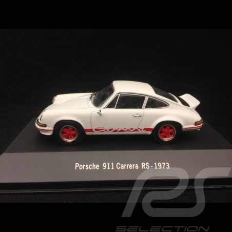 Porsche 911 Carrera RS 1973 blanc / rouge 1/43 Atlas 7114002