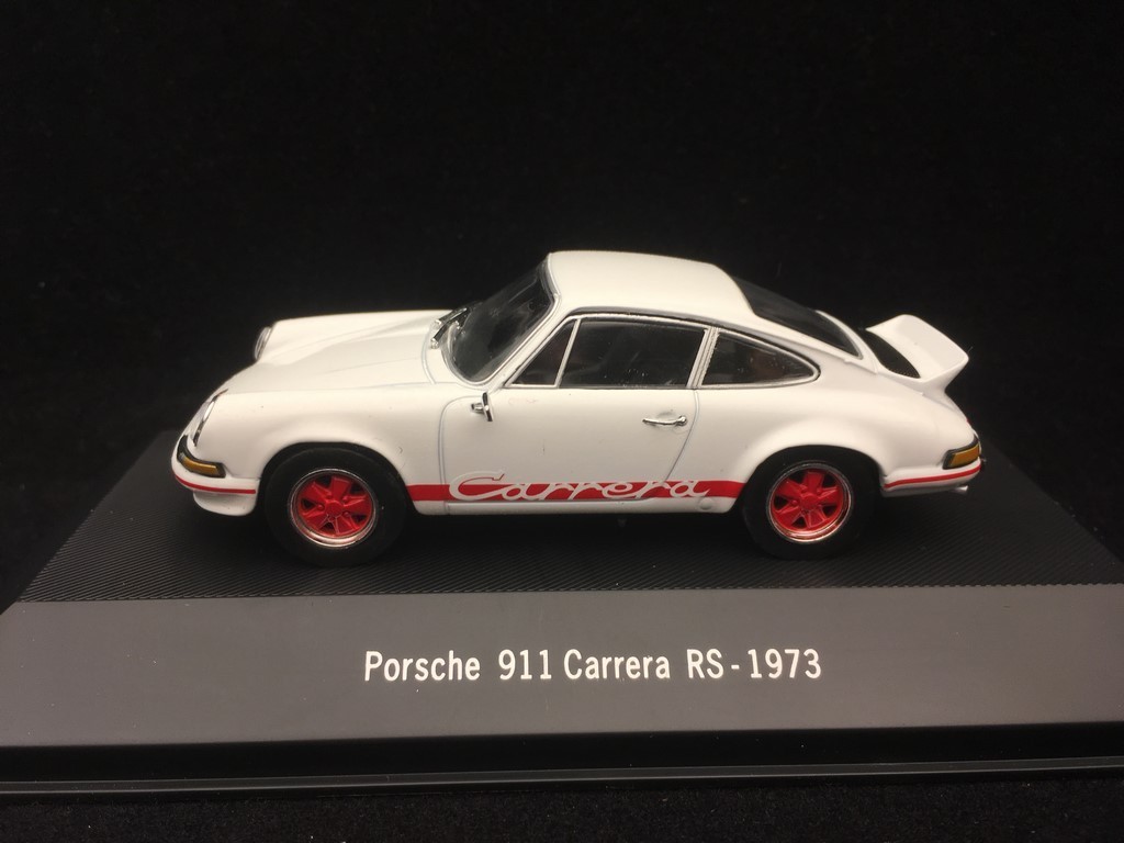 Porsche 911 Carrera Rs 1973 Weiss Rot 1 43 Atlas Selection Rs