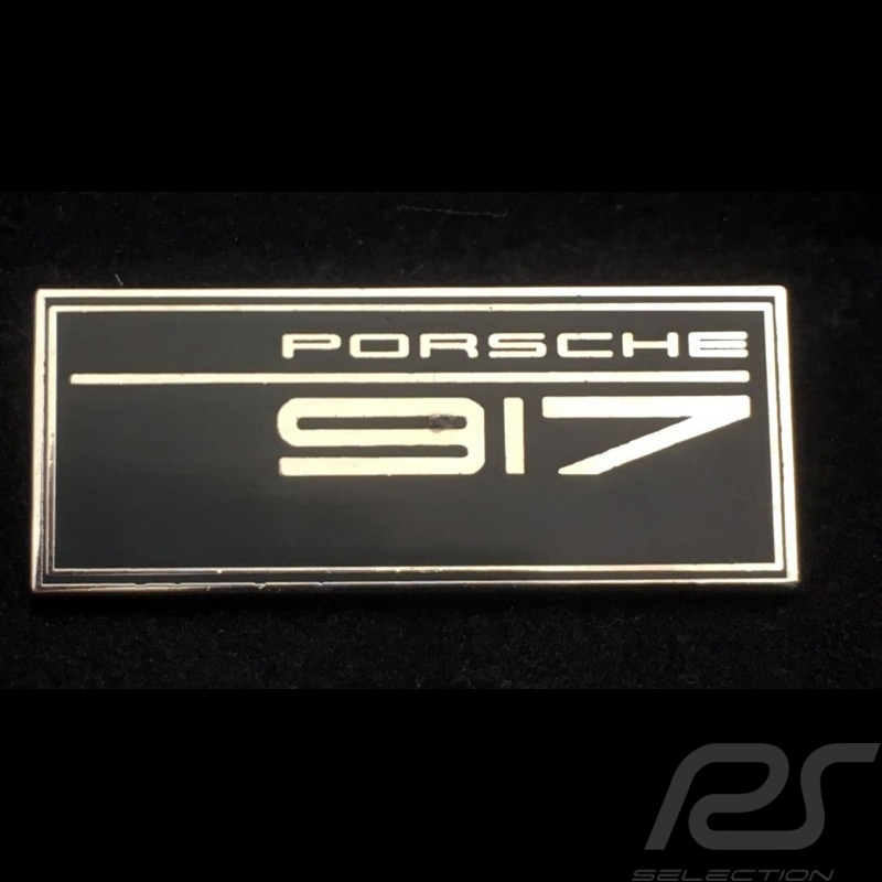 Porsche badge 50 years Porsche 917 - Colours of Speed - White