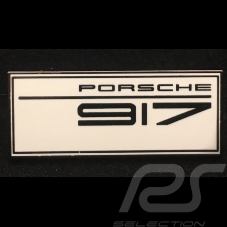 Porsche badge 50 years Porsche 917 - Colours of Speed - White