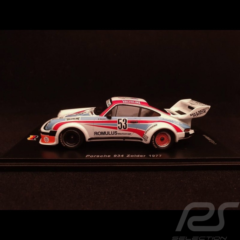 Porsche 934 n° 53 Valvoline Zolder 1977 1/43 Spark SG396 - Selection RS