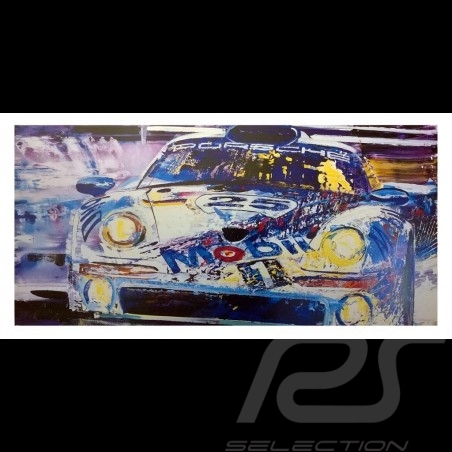 Porsche 911 GT1 24h Le Mans 1998 Reproduction of an Uli Hack original painting