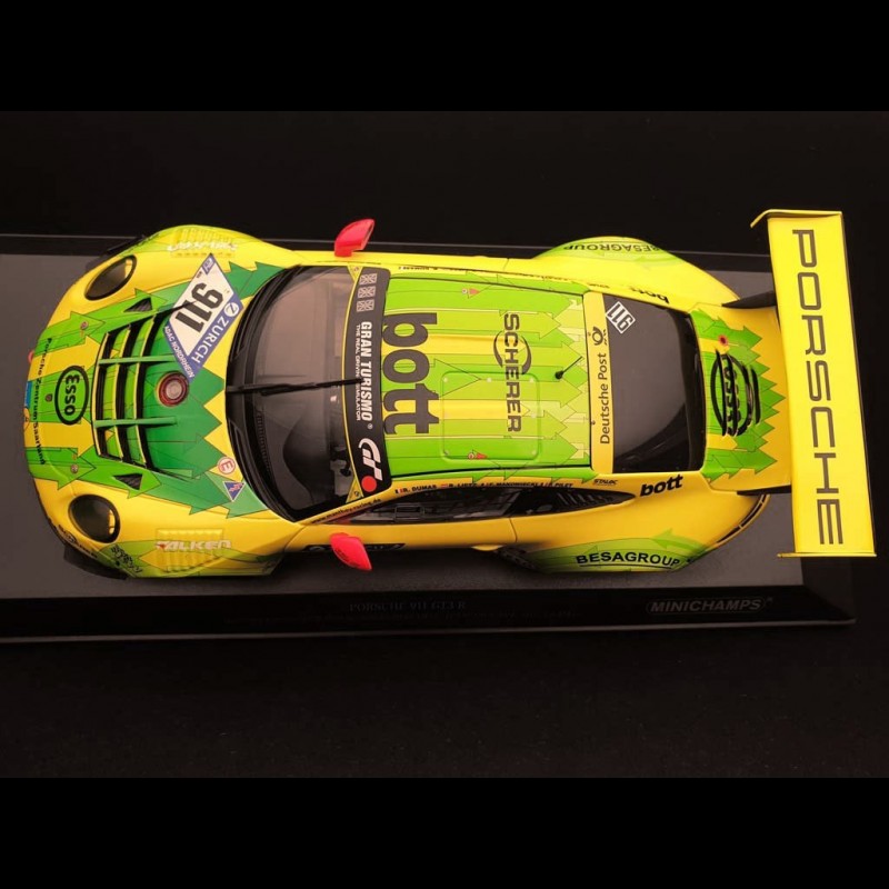Spark 1:18 Porsche 911 (991) GT3 RS vert Avec Vitrine WAP021911OH