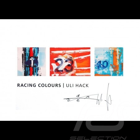 Porsche 917 K Martini Racing 1971 reproduction d'un dessin original de Sébastien Sauvadet