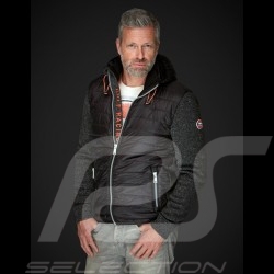 Veste jacket jacke à capuche kapuze hoodie Gulf bi-matière Motorsport Edition Noir - homme