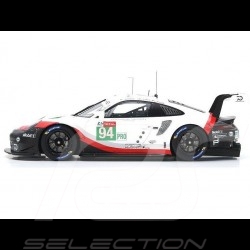 Porsche 911 RSR typ 991 24h du Mans 2018 n° 94 Porsche Team 1/12 Spark 12S014