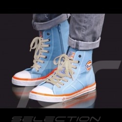Chaussure Shoes Schuhe Gulf Hi-top sneaker / basket montante style Vintage bleu Gulf - homme