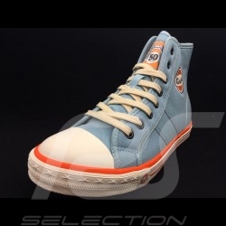 Gulf Hi-top Sneaker / Basket Schuhe Vintage Design Gulfblau - Herren