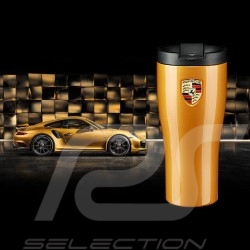 Porsche Mug isothermal 911 Turbo S golden metallic high gloss finish Porsche WAP0506240L