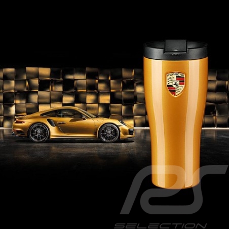 Mug Thermo-becher Porsche 911 Turbo S isotherme isothermal or métallique golden metallic goldmetallic Porsche WAP0506240L