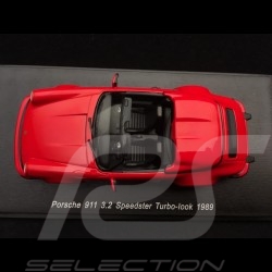 Porsche 911 3.2 Speedster Turbo-look 1989 rouge Indien Guards red Indischrot 1/43 Spark S4471