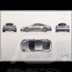 Coffret Porsche 901 et 992 Timeless Machine Edition Limitée 1/43 Porsche Design WAP0929190K