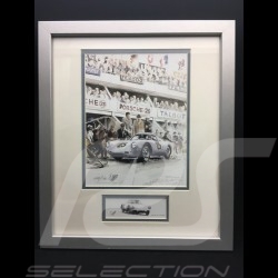 Porsche 804 Grosser Preis von Frankreich reproduction d'une affiche originale de Erich Strenger