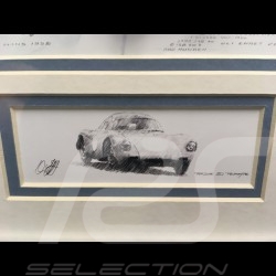 Porsche 804 Grosser Preis von Frankreich reproduction d'une affiche originale de Erich Strenger
