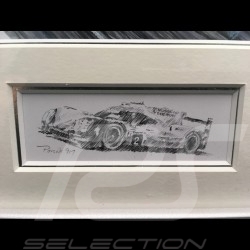 Porsche 804 Grosser Preis von Frankreich reproduction d'une affiche originale de Erich Strenger