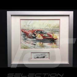 Porsche 804 Grosser Preis von Frankreich reproduction d'une affiche originale de Erich Strenger