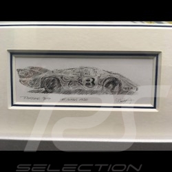 Porsche 804 Grosser Preis von Frankreich reproduction d'une affiche originale de Erich Strenger