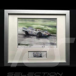 Porsche 804 Grosser Preis von Frankreich reproduction d'une affiche originale de Erich Strenger