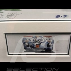 Porsche 804 Grosser Preis von Frankreich reproduction d'une affiche originale de Erich Strenger