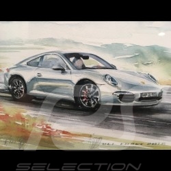 Porsche 804 Grosser Preis von Frankreich reproduction d'une affiche originale de Erich Strenger