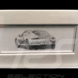 Porsche 804 Grosser Preis von Frankreich reproduction d'une affiche originale de Erich Strenger