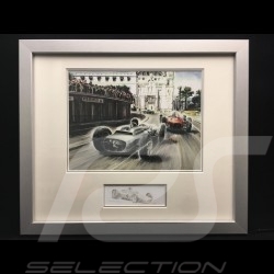 Porsche 804 Grosser Preis von Frankreich reproduction d'une affiche originale de Erich Strenger