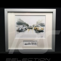 Porsche 804 Grosser Preis von Frankreich reproduction d'une affiche originale de Erich Strenger