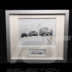 Porsche 804 Grosser Preis von Frankreich reproduction d'une affiche originale de Erich Strenger