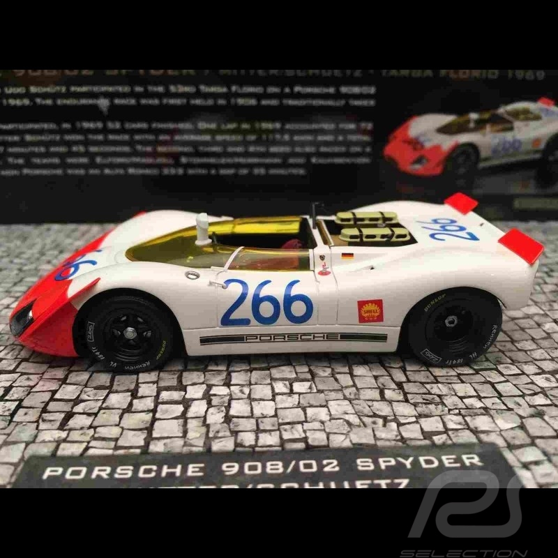 Porsche 908 / 02 Spyder Winner Targa Florio 1969 n° 266 1/43 Minichamps 437692266