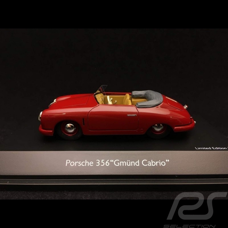 Porsche 356 pre-A Gmünd offenes Cabrio 1949 dunkelrot 1/43 Schuco 450879600