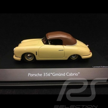 Porsche 356 pre-A Gmünd closed cabriolet 1949 beige 1/43 Schuco 450879700