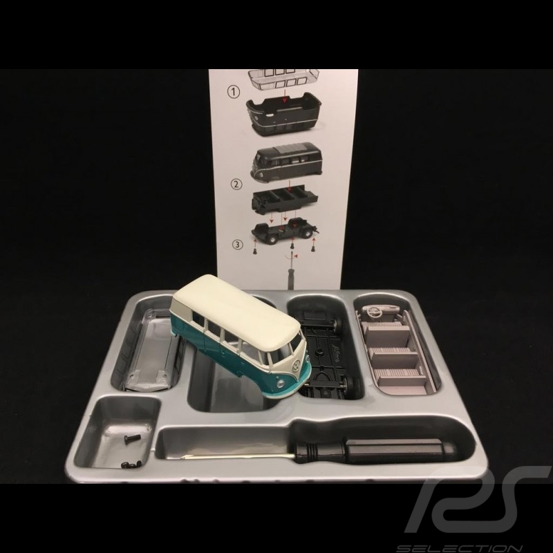 Volkswagen T1 transporter blau und weiss 1952 kit 1/64 Schuco 452020000