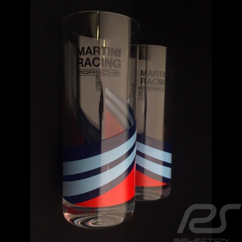 Set de 2 verres  Porsche  Martini Racing Long drink Porsche  