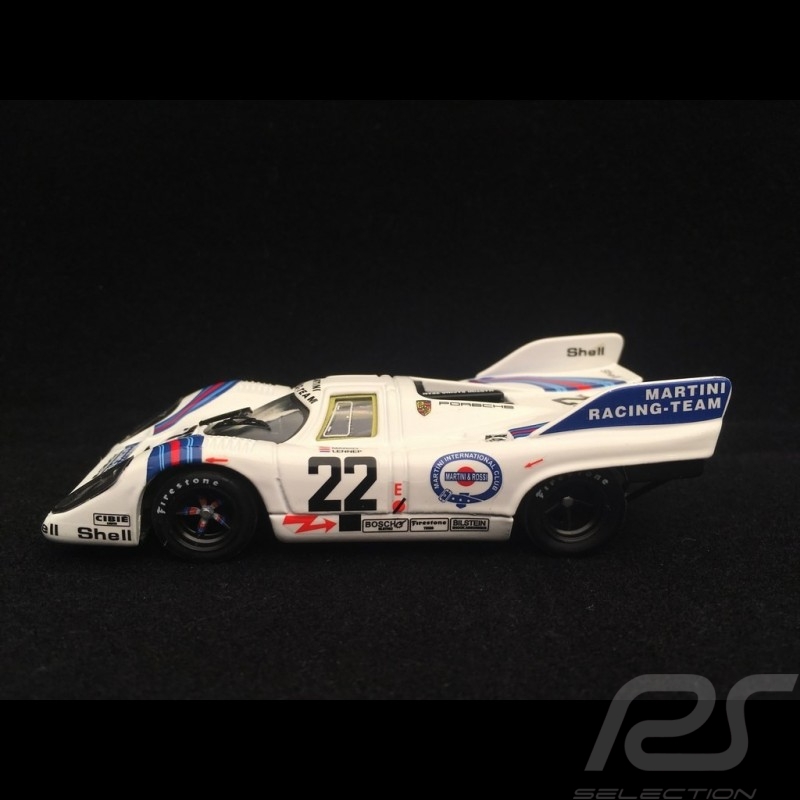 Porsche 917 K n° 22 Martini Racing Vainqueur Winner Sieger 24h du Mans 1971 1/43 Brumm R220