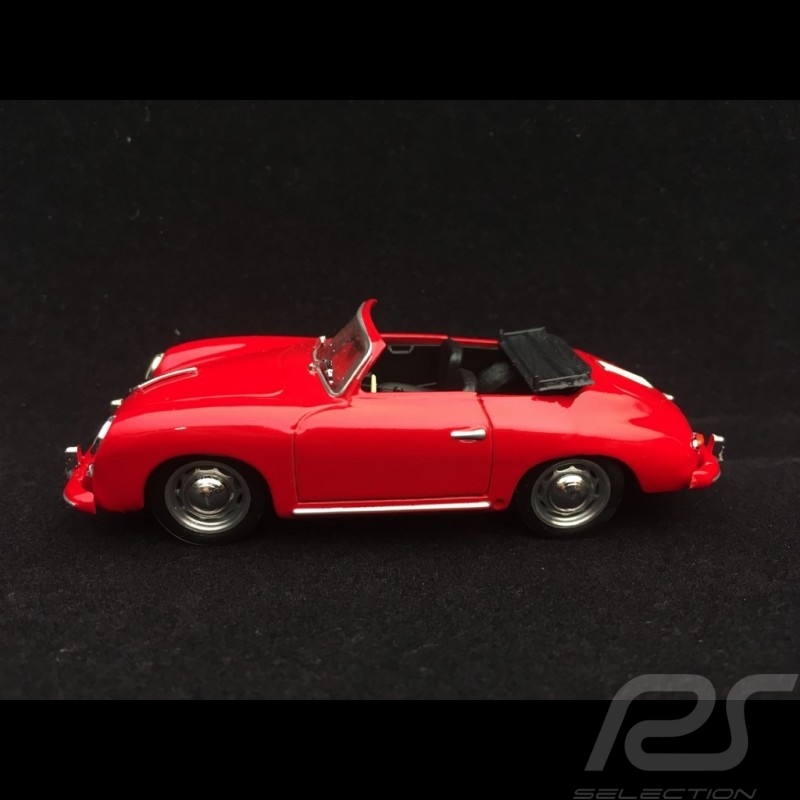 Porsche 356 pre A Cabriolet 1952 rouge red rot Polo 1/43 Brumm R11703