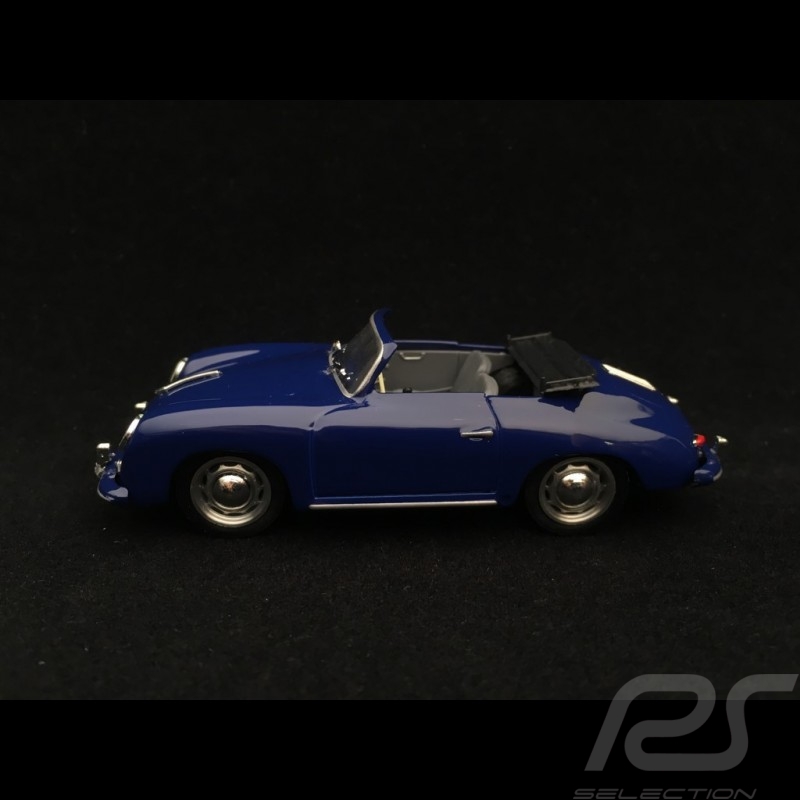 Porsche 356 pre A Cabriolet 1952 royal blue 1/43 Brumm R11705