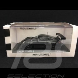 Porsche 911 GT3 R 991 noir mat présentation matte black presentation Matt-schwarz Präsentation 2018 1/43 Minichamps 413186798
