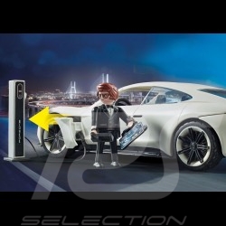 Porsche Mission e weiß mit Rex Dasher Charakter Playmobil 70078