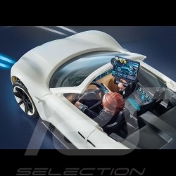 Porsche Mission e blanche white weiß avec personnage character Charakter Rex Dasher Playmobil 70078
