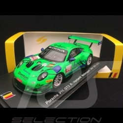Porsche 911 GT3 R type 991 n° 991 Herberth Motorsport 24H SPA 2018 1/43 Spark SB218