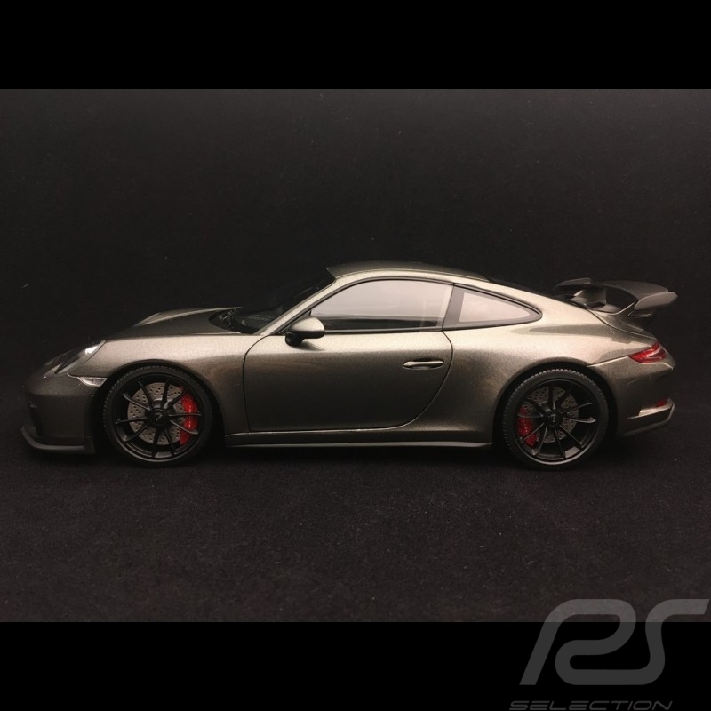 Porsche 911 GT3 991 mk II gris agate métallisé metallic agate grey achatgrau metallic 2017 1/18 Minichamps 110067034