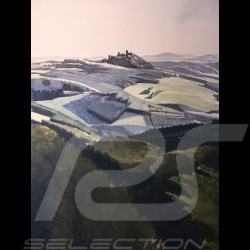 Porsche 804 Grosser Preis von Frankreich reproduction d'une affiche originale de Erich Strenger
