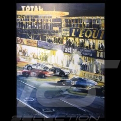 Porsche 804 Grosser Preis von Frankreich reproduction d'une affiche originale de Erich Strenger