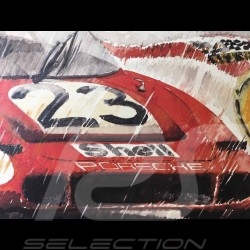 Porsche 917 n° 23 victoire 24h le Mans 1970 sur toile Edition limitée Uli Ehret - 105