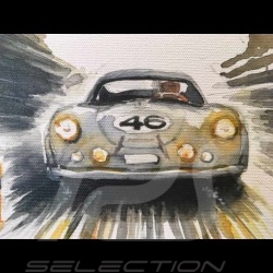 Porsche 804 Grosser Preis von Frankreich reproduction d'une affiche originale de Erich Strenger