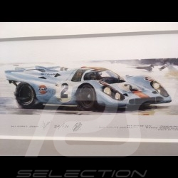 Porsche 804 Grosser Preis von Frankreich reproduction d'une affiche originale de Erich Strenger